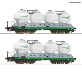 Roco 6600237 - H0 - 2-tlg. Set Silowagen Cement, ČD, Ep. IV